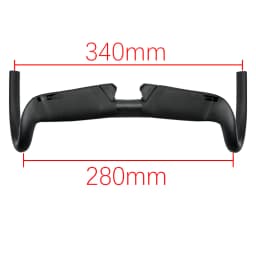 BALUGOE Gravel Bike Handle Carbon Handlebar UCI Road Bicycle Handlebar 13 Degree Outward Expansion 340/360/380/400/420/440mm