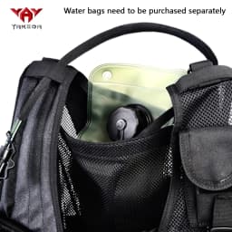 YAKEDA High Strength Wear-Resistant Tear-Resistant Mesh Breathable Hunting Vest Double-Layer Tear-Resistant Fabric