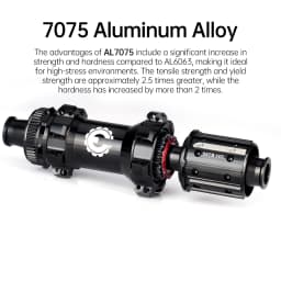 Bicycle MTB Hub Center/6Bolt Brake Boost 36T Ratchet 28H Integrated AL7075 HG/XD/MS