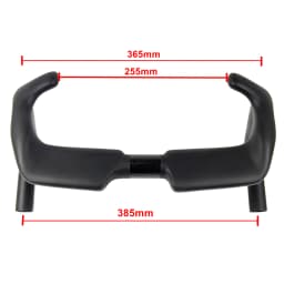 BIKEDOC HB25 305mm Carbon Fiber Track Cycling Handle Road Bicycle Handlebar TT Sprint Bike Handlebar UD Matte 31.8MM
