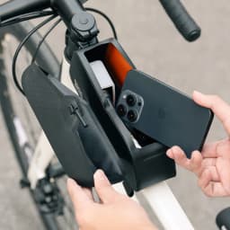 ROCKBROS Bicycle Top Tube Bag Magnetic Suction Cycling Bag Waterproof Portable Front Frame Pack Large Capacity For MTB Road Bike