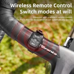 Wireless Remote Suspended Bike Headlight 1200 Lumens Cut-off Line Front Head Lamp Aluminum Alloy Road Mountain CYCLAMI 1200 Pro
