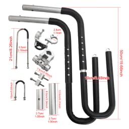 Bicycles Surfboard Rack Aluminum Alloy External Mountain Road Bike Surfing Carrier Removable Wakeboard Mount Holder