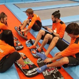 Bounce Board Trampoline Ski Training Board Snowboard Trampoline Training Board Adult/4-8 years old/8-13 years old