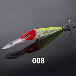 Noeby 180mm,90g Trolling Minnow Fishing Lure, Floating Wobbler, Big Game, Artificial Hard Bait for Sea GT Tuna Fishing Lure