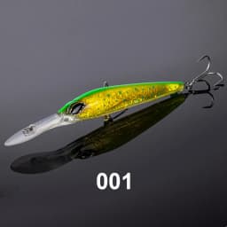 Noeby 180mm,90g Trolling Minnow Fishing Lure, Floating Wobbler, Big Game, Artificial Hard Bait for Sea GT Tuna Fishing Lure