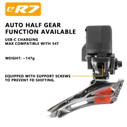 LTWOO ER7 2026 V3 Wireless Electronic Hydraulic Disc Brake Road Groupset 2x10 2x11 2x12 Speed APP Programmable Bike Upgrade Kit