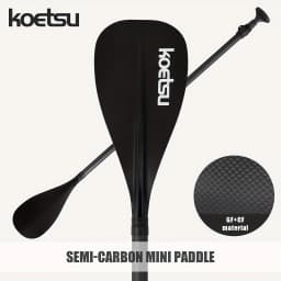 KOETSU Fiberglass-Carbon Hybrid Adjustable Paddle Ideal for SUP, Inflatable Paddleboards, Surfing & Kayaking