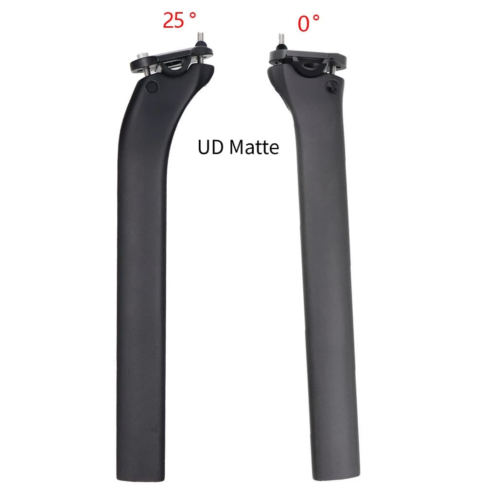 Suitable for F12 / F10 / F8 Bicycle Seat Posts. 350mm Road Bike Carbon Fiber Seat Tube, 0 Degrees, 25 Degrees