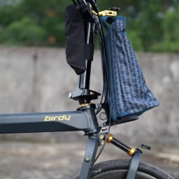 Mr.tiparts Bicycle Front Bag Carrier Block Adapter Integrated Pig Nose Bag Seat for Birdy3 P40 R2 Folding Bike Block Bracket