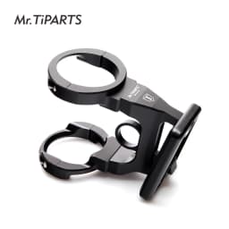 Mr.tiparts Bicycle Front Bag Carrier Block Adapter Integrated Pig Nose Bag Seat for Birdy3 P40 R2 Folding Bike Block Bracket