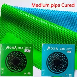 YINHE 955 Fully Cured Long Pips Single Rubber OX Medium Pips Table Tennis Rubber for Defensive & Tricky Play Mushroom Head