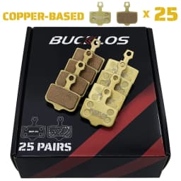 25 Pairs BUCKLOS Bicycle Disc Brake Pads for SRAM DB1 DB3 DB5 Resin Ceramic Bike Hydraulic Brake Pads for SRAM AVID ELIXIR Brake