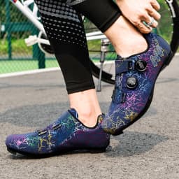 New Breathable Professional Cycling Shoes Unisex Road Bike SPD Pedal Lock Shoes Mountain Off-Road MTB Cycling Competition Shoes