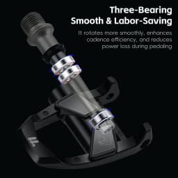 WEST BIKING Road Bike Self-Locking Pedals Lightweight Nylon 3 Sealed Bearings Clipless Pedals Compatible With LOOK KEO System