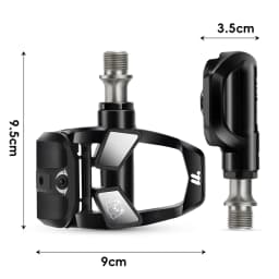 WEST BIKING Road Bike Self-Locking Pedals Lightweight Nylon 3 Sealed Bearings Clipless Pedals Compatible With LOOK KEO System