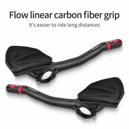 Full Carbon Fiber TT Handlebar Glossy 3K Finish Bike Guidon Bar Cycling Accessory for Performance And Style