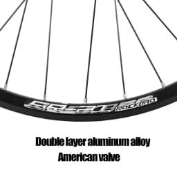 ROCKBAO Mountain Bike Wheelset 24/26/27.5/700C Disc Brake 4Bearings 7-11speed Quick Release 29er 120sounds MTB Bicycle Wheel