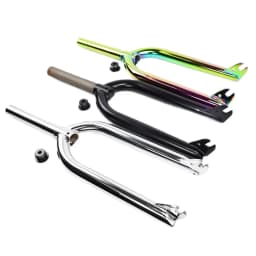 BMX Front Fork BMX Bicycle Fork 20" CR-MO 28.6*163mm Lightweight Performance Bicycle bmx Chrome 20-Inch Forks