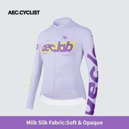 AEC.CYSLIST 2026 New Women's Cycling Jersey Spring Men Long Sleeve Cycling Tops YKK Zipper Cycling Clothing Breathable
