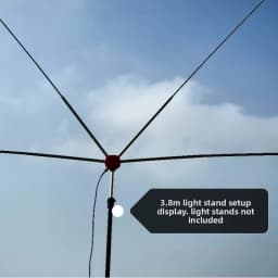 MA-06 shortwave positive V+ horizontal shortwave rod antenna base standard M10 thread