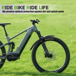 RBRL Front Bike Fender Quick Release MTB Mudguard Anti-slip High Quality PP Anti-deformWiden Bicycle Fender for 26-29" Cycling