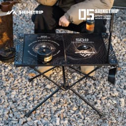 Outdoor Tactical IGT Table Frame ShineTrip Aluminum Alloy Folding Bracket Picnic Lightweight Camping Desk Support Portable Stand