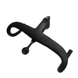 F14 Series Road Bike Handlebar, T800 Carbon Fiber Integrated Drop Bar, Built-in Garmin Wahoo Mount, Internal Routing Ultralight