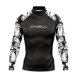 2026 Funny Rash Guards Swimsuit Men's Long Sleeve Beach Surfing T-Shirt UV Protection Swimwear Boy's Sports Surf Diving Clothes