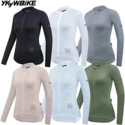YKYWBIKE 2026 Women Cycling Jersey Spring Long Sleeve Road Bike Top Bicycle Clothing Slim Riding Long Shirt