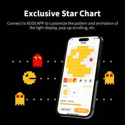 XOSS Nebula Intelligent Emoji Bicycle Tail Light Brake Sensing Night Riding Taillight Auto Start-Stop IPX7 Waterproof Tail Light