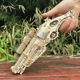 Pistol Model Miniature Building Kit Mechanical Gear Children's Birthday Gift