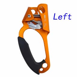 Left Right Rock Climbing Hand Grasp Ascender Device Caving Rope Clamp For Mountaineering Tree Climbing Arborist Gear Equipment