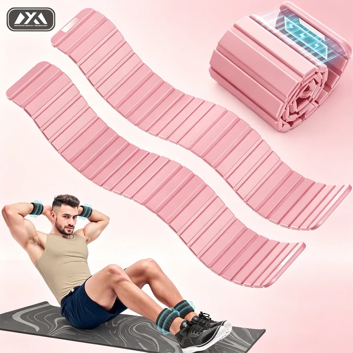 2Pcs Adjustable Magnetic Weighted Wrist Ankle Weights Bracelet 1LB Each for Yoga Fitness Walking Training