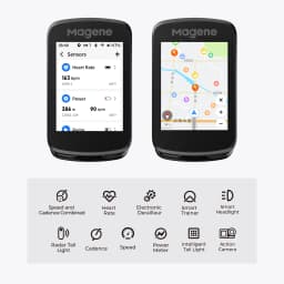 Magene C606 V2 GPS Bike Computer Touchscreen WiFi Cycling Speedometer Cycle Stopwatch Odometer Bluetooth Ant