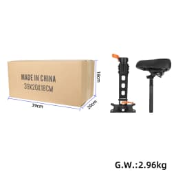 Folding Seat Assembly Shock Absorbing Seat Cushion For KuKirin G2 Pro DB Electric Scooter Accessories