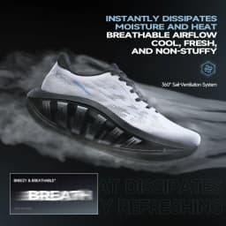 Xtep Light Boat MAX Stronger Propulsive Force For Male Lightweight Rebound Height-Increasing Running Shoes 874219110095