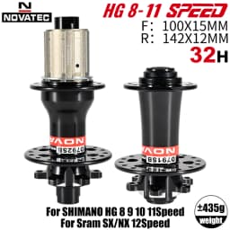 Novatec D791SB D792SB MTB Road Bicycle Disc Brake Hubs 100x12 142x12 100x9 135x10 6-Bolt 24/28/32H Center Lock QR 8 9 10 11S