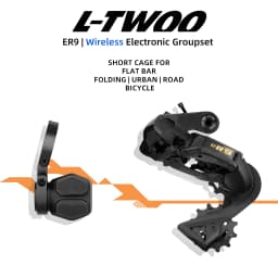 2026 LTWOO ER9 Wireless Electronic Shift Groupset, 10-12 Speed, For 14-20 Inch Folding Bicycle/Flat Bar City Road Bike