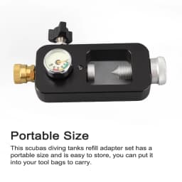 Outdoor Easy Install Scubas Diving Tanks Refill Adapter Set Oxygen Cylinder Adapter Practical Outdoor Diving Accessory