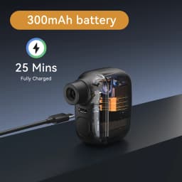 Airbank AS100 Portable Mini Bicycle Pump 100PSI Type-C Presta Schrada Valve Air Inflator Cycling Bike Accessories