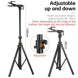 WEST BIKING Bicycle Repair Stand Foldable Indoor Bike Storage Rack Adjustable MTB Road Bike Maintenance Workstand Display Holder