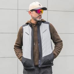 ROCKBROS Heated Vest USB Heated Jacket Thermal Clothing Hunting Cycling USB Infrared Heating Vest Washable Men Winter Warm