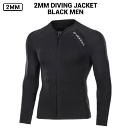 Neoprene 3MM 2MM Men Women Wetsuit Jacket Scuba Diving Suit Surf Snorkeling Underwater Spearfishing Fishing Kitesurf Equipment