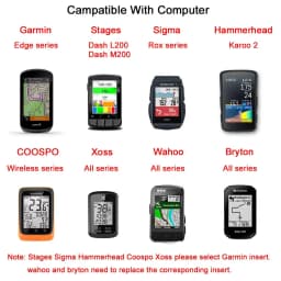 XODCK Aluminium Bicycle Computer Mount for Road Bike Integrated Handlebar Compatible with Garmin Wahoo Bryton Gopro Flashlight