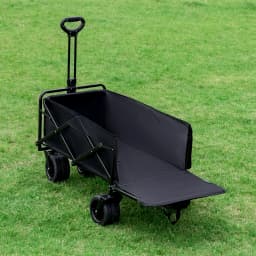 Extra Long Extender Outdoor Wagon Cart Large Capacity Utility Folding Cart Camping Picnic Trolley Beach Collapse Folding Cart