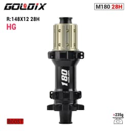 GOLDIX M180 52T Ratchet Bicycle Hub 6-Bolt Disc Brake 28Hole Straight pull Spoke Sealed Bearing HG/XD/MS Hub body 142X12 148X12