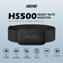 GEOID HS500 Heart Rate Monitor Chest Strap Dual Mode Heart Rate Seneor ANT+Bluetooth for Magene Garmin Wahoo Bike Computers