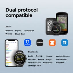 GEOID HS500 Heart Rate Monitor Chest Strap Dual Mode Heart Rate Seneor ANT+Bluetooth for Magene Garmin Wahoo Bike Computers