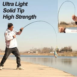 Baitcasting Spinning Travel Carbon 6Section Fishing Rods Line Weight 4-10LBS Power Ultralight Lure Trout Mini Pole 2.1M/2.4M